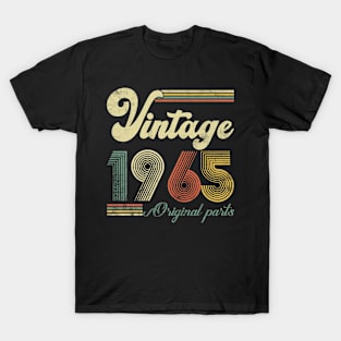 Vintage 1965 59th Birthday Gift Men Women 59 Years Old T-Shirt